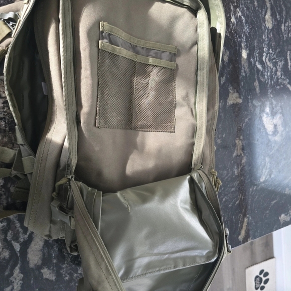 Tactical Olive Green Backpack